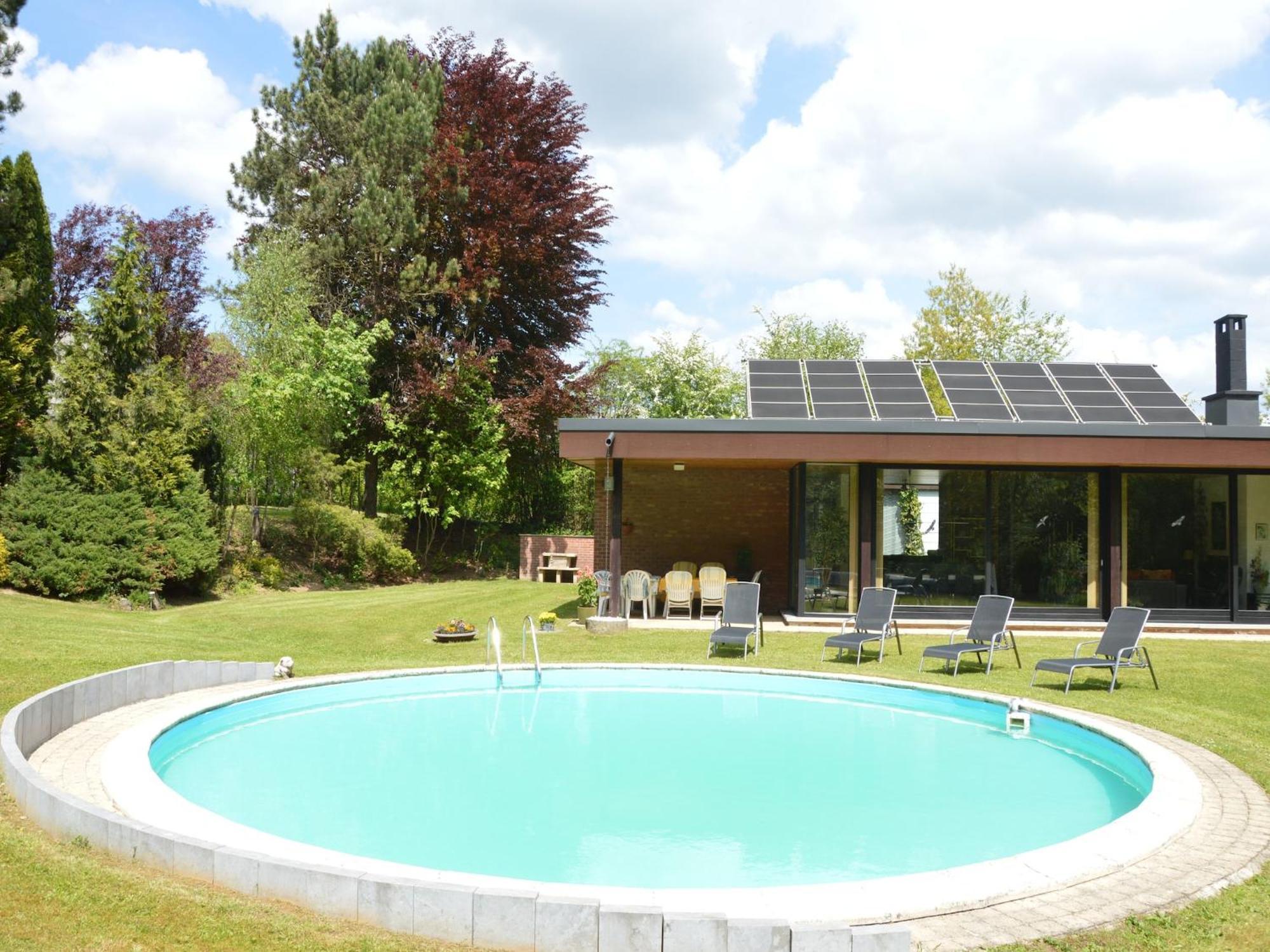 Luxury Villa With Swimming Pool Stavelot Luaran gambar